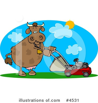 Royalty-Free (RF) Cow Clipart Illustration by djart - Stock Sample #4531