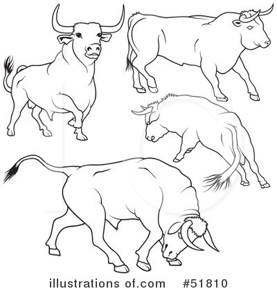 Royalty-Free (RF) Cow Clipart Illustration by dero - Stock Sample #51810