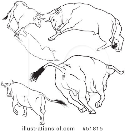 Royalty-Free (RF) Cow Clipart Illustration by dero - Stock Sample #51815