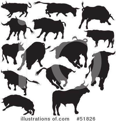 Royalty-Free (RF) Cow Clipart Illustration by dero - Stock Sample #51826