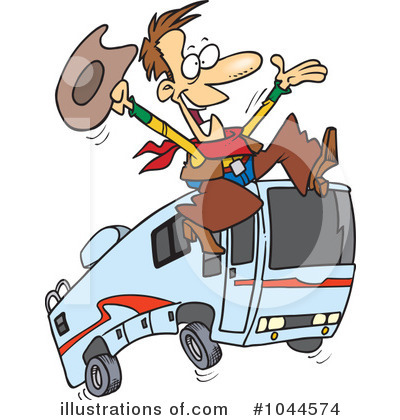 Royalty-Free (RF) Cowboy Clipart Illustration by toonaday - Stock Sample #1044574