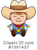 Cowboy Clipart #1091437 by Cory Thoman