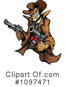 Cowboy Clipart #1097471 by Chromaco