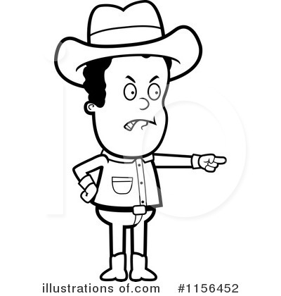 Royalty-Free (RF) Cowboy Clipart Illustration by Cory Thoman - Stock Sample #1156452