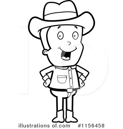 Royalty-Free (RF) Cowboy Clipart Illustration by Cory Thoman - Stock Sample #1156458