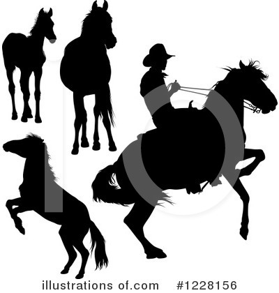 Royalty-Free (RF) Cowboy Clipart Illustration by dero - Stock Sample #1228156