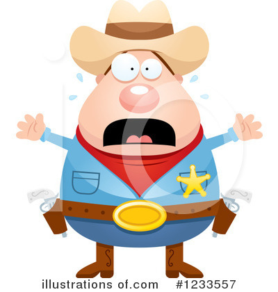 Royalty-Free (RF) Cowboy Clipart Illustration by Cory Thoman - Stock Sample #1233557