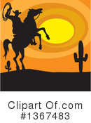 Cowboy Clipart #1367483 by Andy Nortnik
