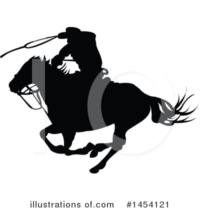 Royalty-Free (RF) Cowboy Clipart Illustration by Pushkin - Stock Sample #1454121