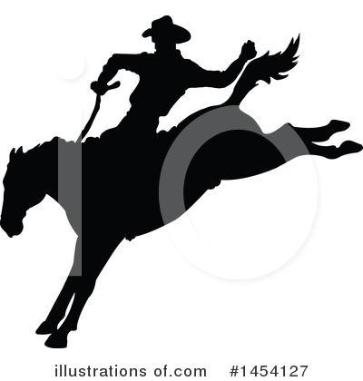 Royalty-Free (RF) Cowboy Clipart Illustration by Pushkin - Stock Sample #1454127
