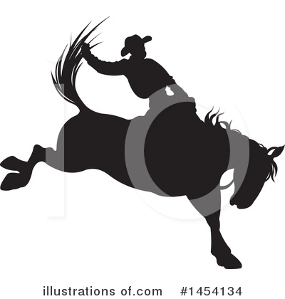 Royalty-Free (RF) Cowboy Clipart Illustration by Pushkin - Stock Sample #1454134