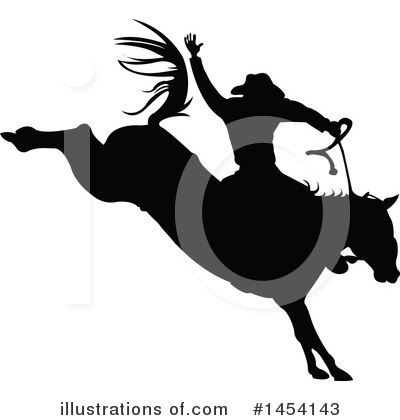 Royalty-Free (RF) Cowboy Clipart Illustration by Pushkin - Stock Sample #1454143