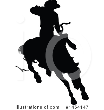 Royalty-Free (RF) Cowboy Clipart Illustration by Pushkin - Stock Sample #1454147
