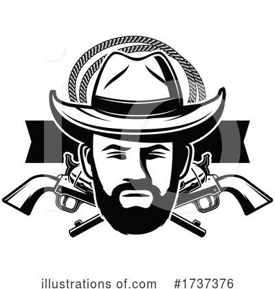 Royalty-Free (RF) Cowboy Clipart Illustration by Vector Tradition SM - Stock Sample #1737376