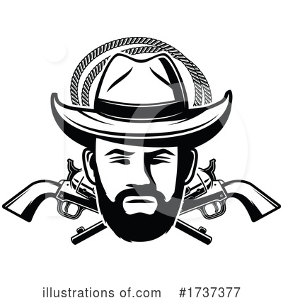 Royalty-Free (RF) Cowboy Clipart Illustration by Vector Tradition SM - Stock Sample #1737377