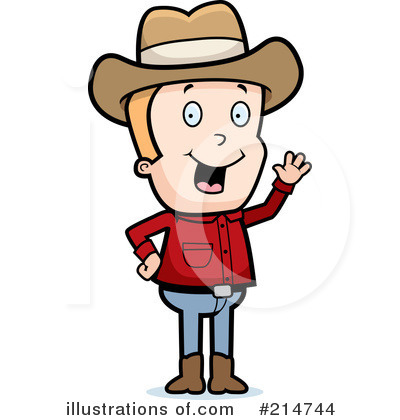 Royalty-Free (RF) Cowboy Clipart Illustration by Cory Thoman - Stock Sample #214744