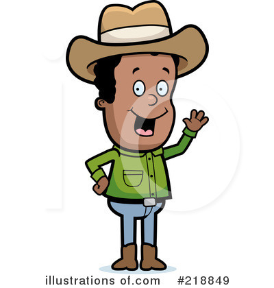 Royalty-Free (RF) Cowboy Clipart Illustration by Cory Thoman - Stock Sample #218849