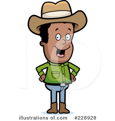 Royalty-Free (RF) Cowboy Clipart Illustration by Cory Thoman - Stock Sample #228928