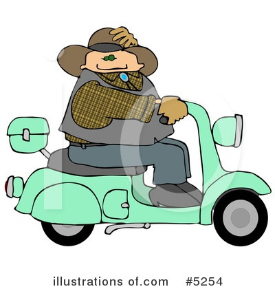 Royalty-Free (RF) Cowboy Clipart Illustration by djart - Stock Sample #5254