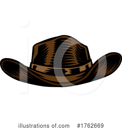 Royalty-Free (RF) Cowboy Hat Clipart Illustration by AtStockIllustration - Stock Sample #1762669