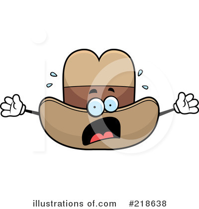 Royalty-Free (RF) Cowboy Hat Clipart Illustration by Cory Thoman - Stock Sample #218638