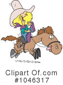Cowgirl Clipart #1046317 by toonaday