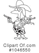 Cowgirl Clipart #1046550 by toonaday