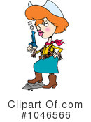 Cowgirl Clipart #1046566 by toonaday