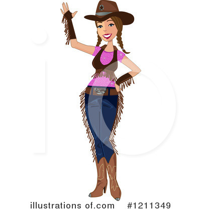 Cowgirl Clipart #1211349 by peachidesigns