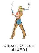 Cowgirl Clipart #14501 by Andy Nortnik