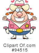 Cowgirl Clipart #94515 by Cory Thoman