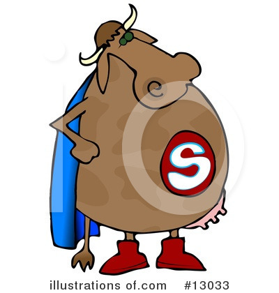 Royalty-Free (RF) Cows Clipart Illustration by djart - Stock Sample #13033