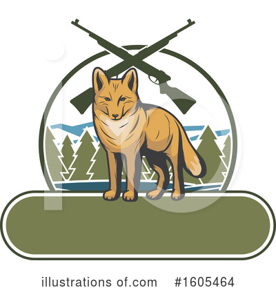 Royalty-Free (RF) Coyote Clipart Illustration by Vector Tradition SM - Stock Sample #1605464