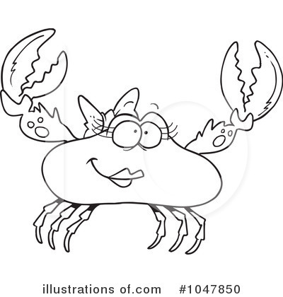 Crab Clipart #1047850 by toonaday