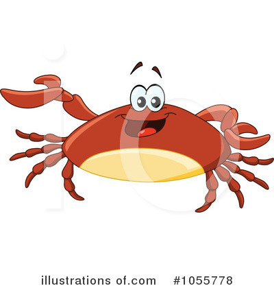Royalty-Free (RF) Crab Clipart Illustration by yayayoyo - Stock Sample #1055778