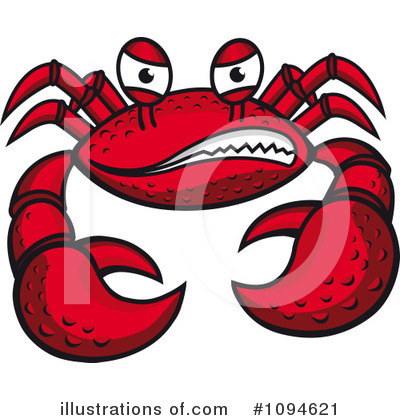 Royalty-Free (RF) Crab Clipart Illustration by Vector Tradition SM - Stock Sample #1094621