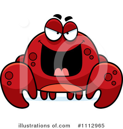 Royalty-Free (RF) Crab Clipart Illustration by Cory Thoman - Stock Sample #1112965