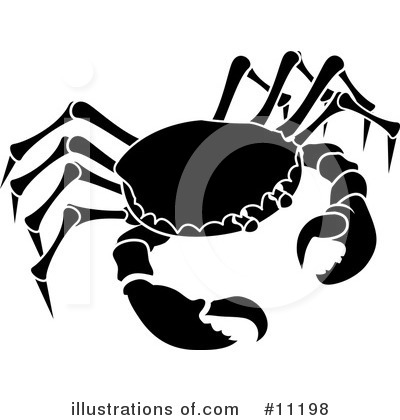 Royalty-Free (RF) Crab Clipart Illustration by AtStockIllustration - Stock Sample #11198