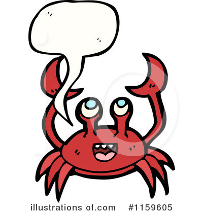 Royalty-Free (RF) Crab Clipart Illustration by lineartestpilot - Stock Sample #1159605