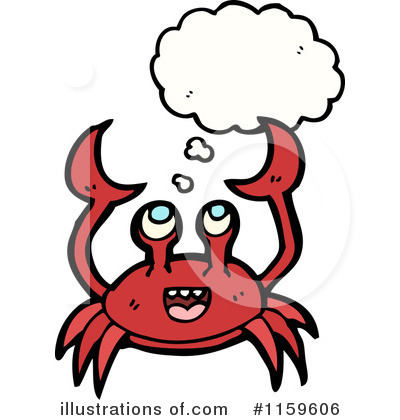 Royalty-Free (RF) Crab Clipart Illustration by lineartestpilot - Stock Sample #1159606