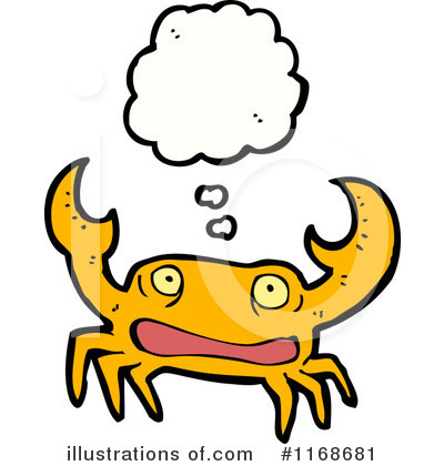Royalty-Free (RF) Crab Clipart Illustration by lineartestpilot - Stock Sample #1168681