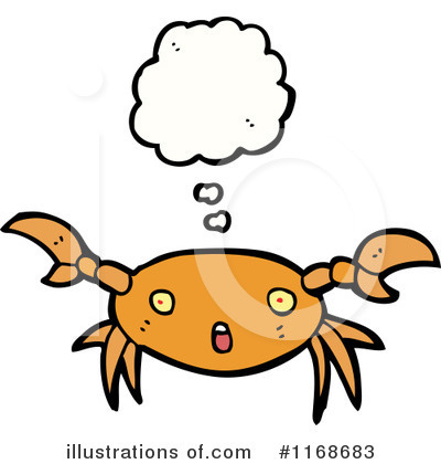 Royalty-Free (RF) Crab Clipart Illustration by lineartestpilot - Stock Sample #1168683