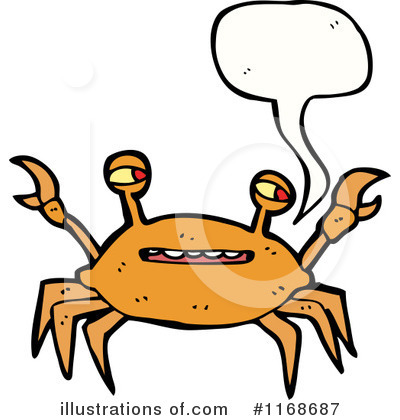 Royalty-Free (RF) Crab Clipart Illustration by lineartestpilot - Stock Sample #1168687