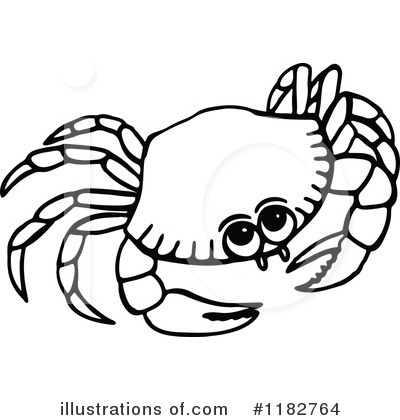 Royalty-Free (RF) Crab Clipart Illustration by Prawny - Stock Sample #1182764
