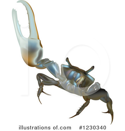 Royalty-Free (RF) Crab Clipart Illustration by dero - Stock Sample #1230340