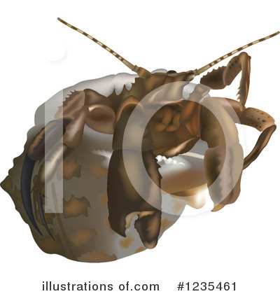 Royalty-Free (RF) Crab Clipart Illustration by dero - Stock Sample #1235461