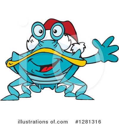 Royalty-Free (RF) Crab Clipart Illustration by Dennis Holmes Designs - Stock Sample #1281316