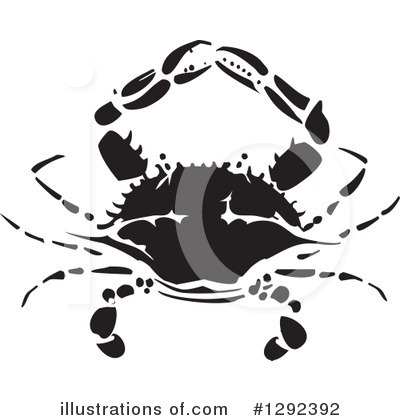 Royalty-Free (RF) Crab Clipart Illustration by xunantunich - Stock Sample #1292392