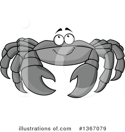 Royalty-Free (RF) Crab Clipart Illustration by Vector Tradition SM - Stock Sample #1367079