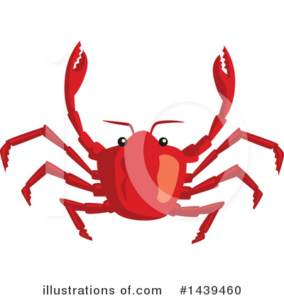 Royalty-Free (RF) Crab Clipart Illustration by Vector Tradition SM - Stock Sample #1439460